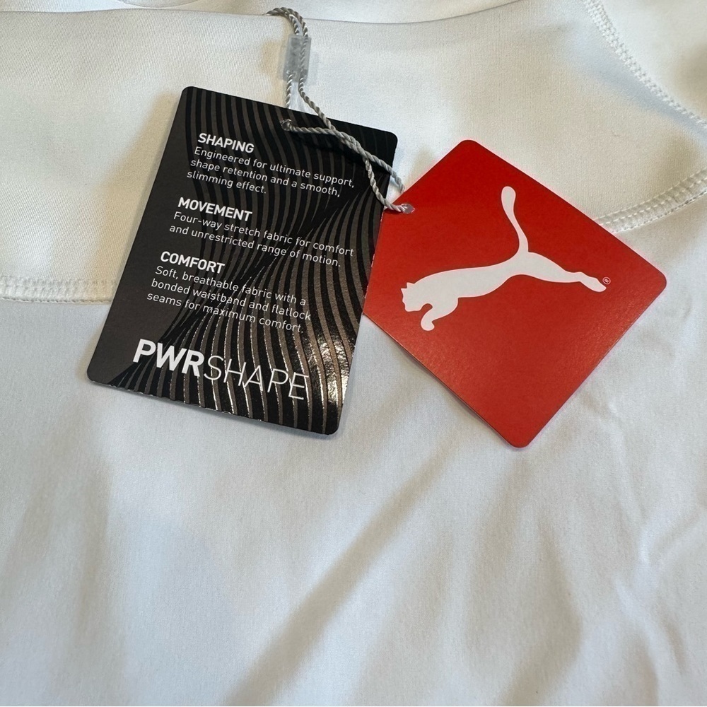 NWT Puma White Powershape Solid Skort Athletic Tennis Skirt - Picture 8 of 15